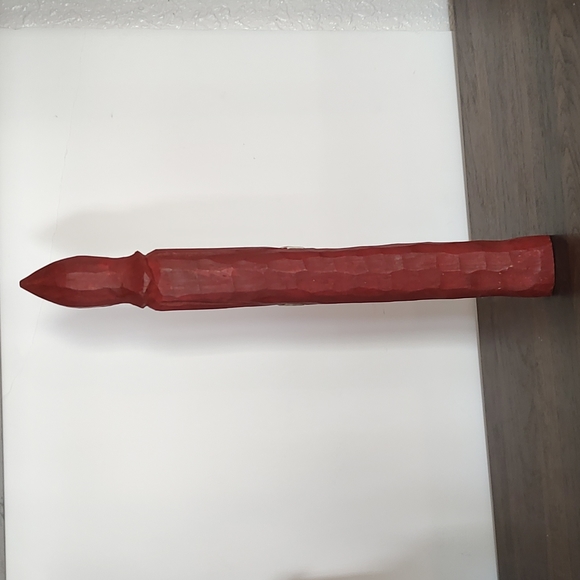 Wooden Santa Claus Christmas Decor Vintage 13" Tall - Picture 6 of 10